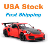 Porsche 911 GT2 RS, Diecast Model Toy Car, Kinsmart, 4 Colors, 1:36 Scale, 5''