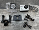 VIVITAR HIGH DEFINITION ACTION CAM WATERPROOF CAMERA + MOUNTS 2.0