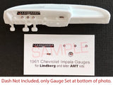 1961 CHEVROLET IMPALA SS GAUGE FACES for 1/25 LINDBERG and AMT kits¡ªPLEASE READ