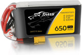 650mAh 2S 7.4V 75C LiPo Battery Pack with XT30 Plug for 120 Size FPV Torrent Battery