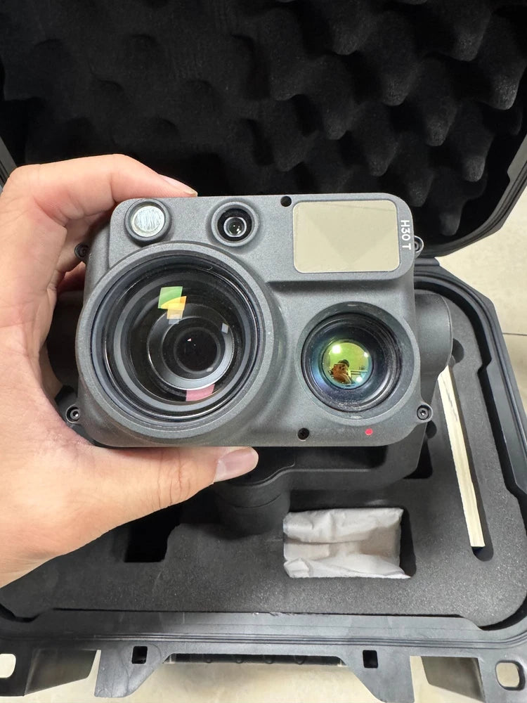 DJI Zenmuse H30T camera module with dual lenses and small display screen
