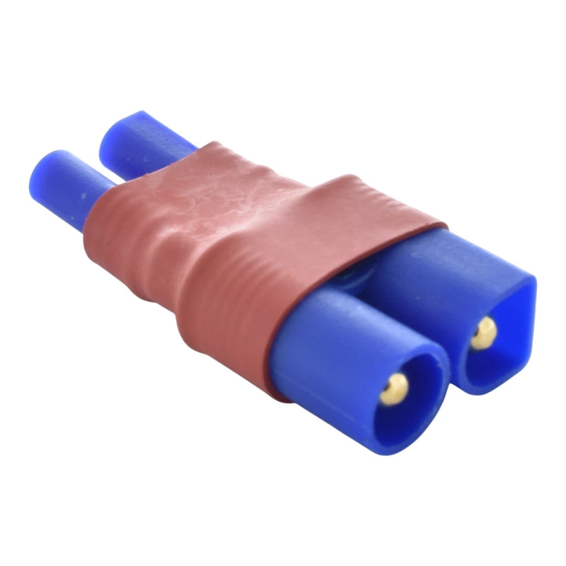 (1) No Wires Connector: Male EC3 to Female EC2 Lipo Battery Adapter