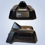 STIHL battery charger with molded black housing and safety label window