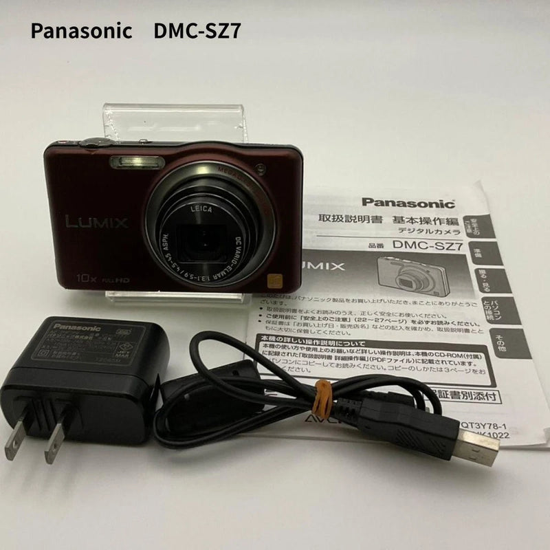 Panasonic LUMIX DMC-SZ7 Brown Compact Digital Camera Tested Excellent Condition