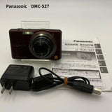 Panasonic LUMIX DMC-SZ7 Brown Compact Digital Camera Tested Excellent Condition