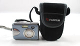 Fujifilm FinePix A360 4.1MP Digital Camera Blue with case, No Memory Card Tested