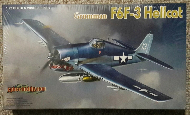 Dragon Cyber-hobby #5060 1/72 Scale, Grumman F6F-3 Hellcat Model Kit *SEALED*