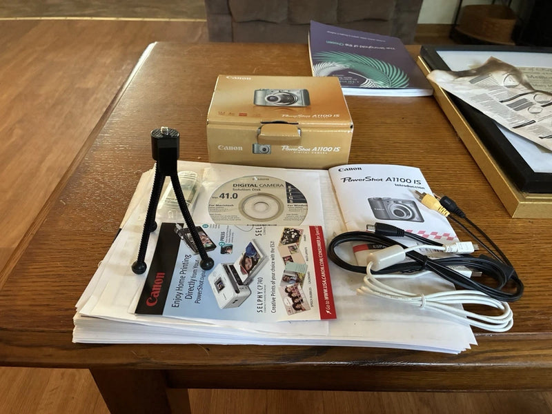 canon powershot a1100 is Box And Extras No Camera