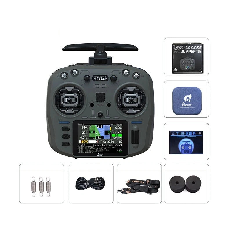 JumperT15 Remote Controller ELRS 2.4GHz/915MHz Hall Sensor for FPC Racing Drones