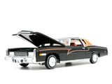 1975 CADILLAC ELDORADO  1:64 SCALE  DIECAST COLLECTOR  MODEL CAR BLACK