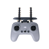 DJI FPV controller with dual Yagi-style antenna mounts