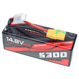 Redcat Racing GEA53004S60XT90 GensAce 5300mAh 4s 60C 14.8V HardCase Lipo Battery