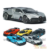 1/64 Scale Bugatti Divo Model Car Diecast Vehicle Collection Collection Kid Gift