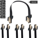 Left/Right Angled Flexible Flat FPV Gimbal Aerial Photography HDMI A Male Cable