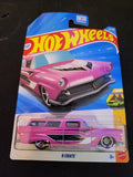 2026 Hot Wheels #133 Wagons 5/10 8 CRATE Pink New Near Mint