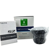 New Tokina SZ 8mm F2.8 Fisheye Manual Focus Lens for FUJIFILM X Mount APS-C