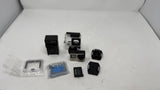 GoPro HERO4 Silver action camera kit with touch screen, mounts, and waterproof housing