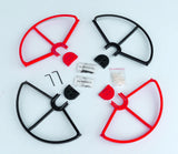 Snap On/Off Quick Mount Connect Prop Guards Red/Black for DJI Phantom 1 2 3