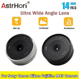 Astrhori 14mm F4.5 APS-C Ultra Wide Angle Manual Lens for E/EF-M/X/Z/M4/3 Mount