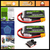 3S LiPo Battery 11.1V 2200mAh 120C XT60 Plug for RC Cars, Trucks, Airplanes & Bo Battery