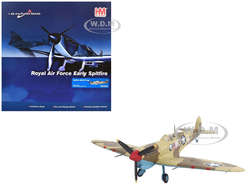 SUPERMARINE SPITFIRE MK VB TROP AIRCRAFT "MACAF" 1/48 BY HOBBY MASTER HA7859