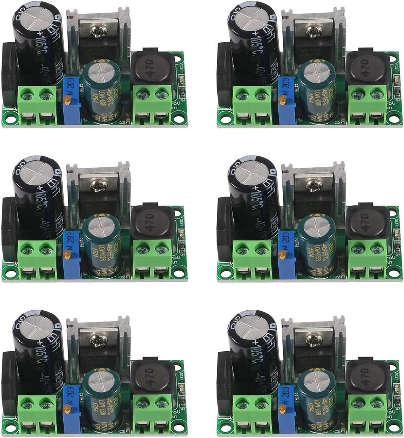 6Pcs AC/DC to DC Step down Buck Converter Voltage Regulator Power Supply
