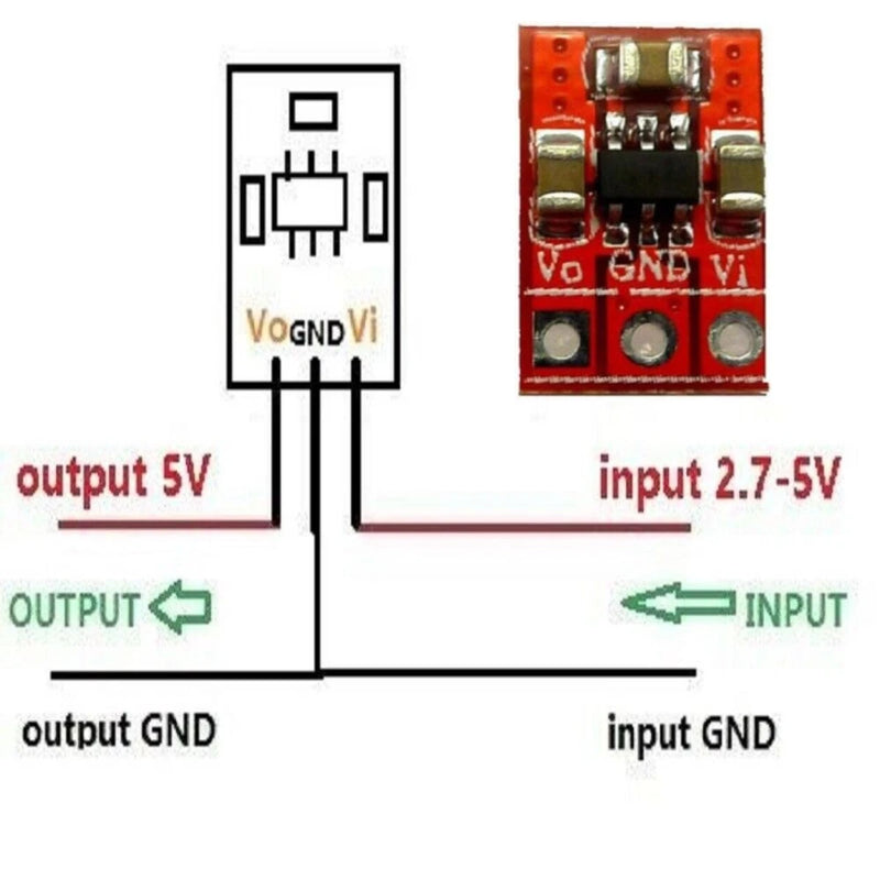 20X Small 3V to 5V DC-DC Converter Boost Power Supply Module For USB Power Bank
