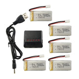 5PCS 3.7V 500mAh 25C Lipo battery for JJRC H31 H37 H6D Hubsan X4 FPV H107C H107D Battery