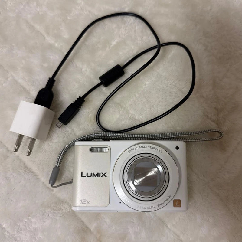Panasonic LUMIX SZ10 Compact Digital Camera with Charger Battery Strap