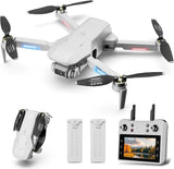 4DF8 GPS Drone with 4K HD Camera, White, 5Ghz FPV Transmission, 4.5" LCD Screen