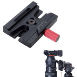 Converter for Arca Fit Quick Release Plate to Manfrotto RC2 Tripod Head Clamp Converter