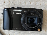 Pansonic Lumix DMC ZS25  16.1MP 20x Zoom Digital Camera--Black. For parts.