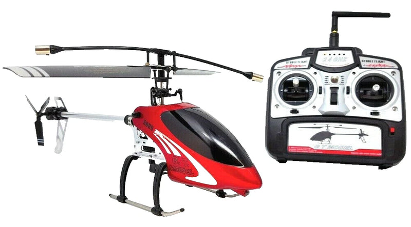 High End RC Helicopter Gyroskope Gt Power 4 Channel Battery 2,4 Gh