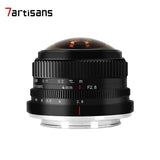 7artisans 4mm F2.8 APS-C Wide Angle Fisheye Manual Lens for Fuji X Sony E M4/3