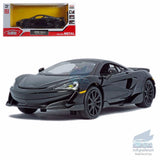 McLaren 600LT Supercar 1:32 Model Car Diecast Toy Vehicle Collection Gift Black Battery
