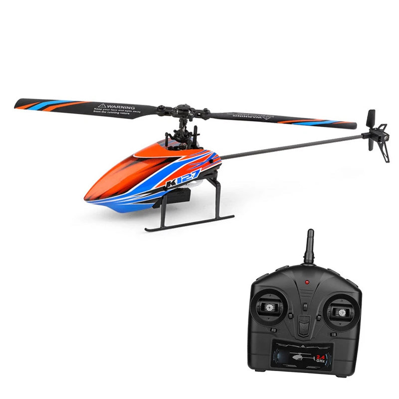 XKS K127 RC Helicopter Remote Control Helicopter For Beginners 6-axi XOUB