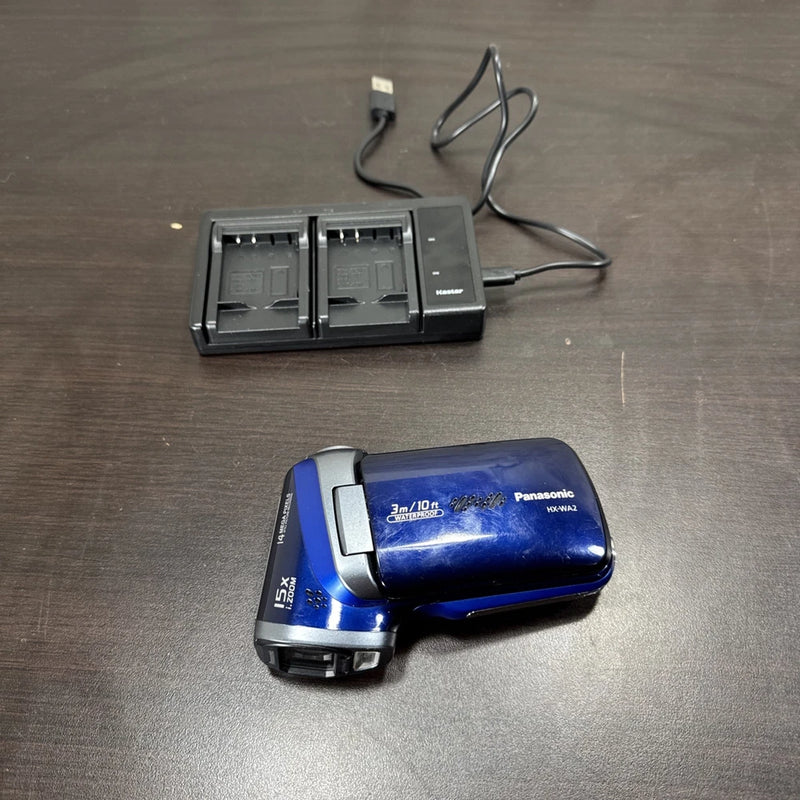 Panasonic HX-WA2 Digital Video Camera 14 MP Waterproof With Accessories