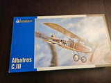 1:48 Albatros C.III model kit box with aircraft artwork