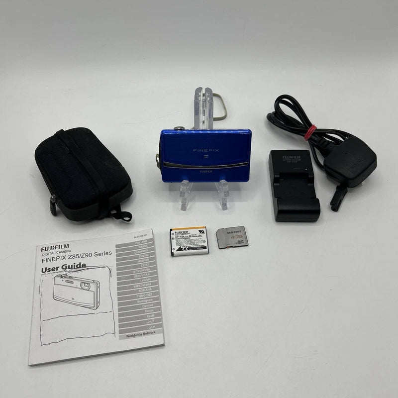 Fujifilm FinePix Z90 - 14MP Digital Compact Camera, Charger, Battery, Card