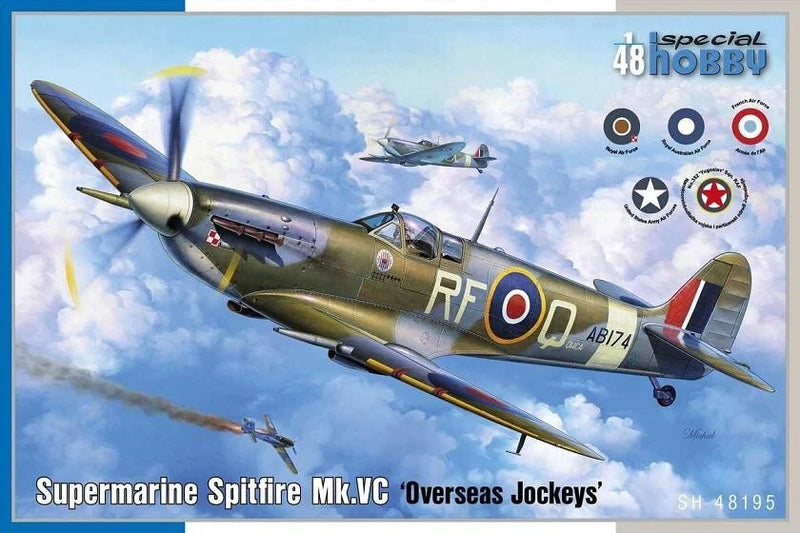Supermarine Spitfire Mk.VC  Overseas Jockeys	SH48195	Special Hobby 1:48 New!