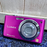 Panasonic LUMIX DMC-FS7 Pink Compact Digital Camera Tested Excellent Condition