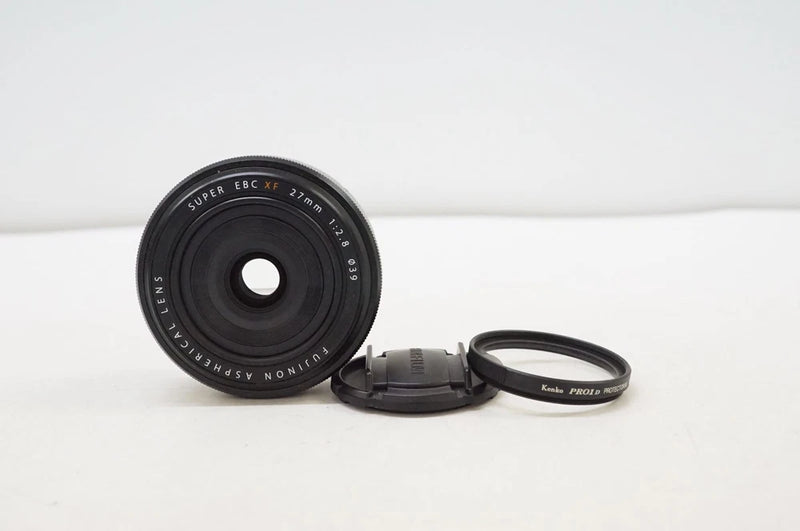 FUJIFILM XF 27mm F2.8 lens Small and lightweight black pancake lens14