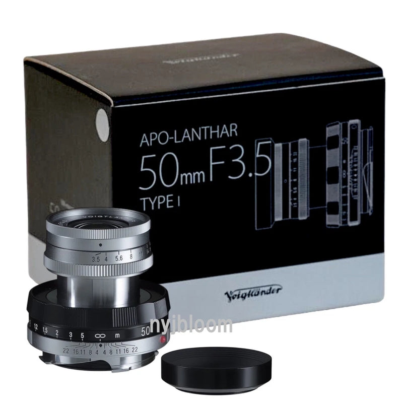 Voigtlander APO-LANTHAR 50mm F3.5 Type I VM Mount Manual Focus Lens BLK xCHROME