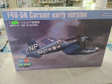 Hobby Boss F4U-5N Corsair 1:48 model kit box with navy plane artwork