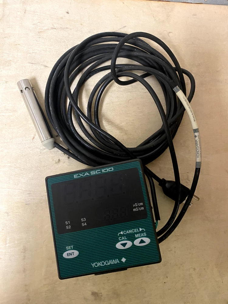 YOKOGAWA EXASC100  Conductivity Converter w/ SC4A-S-AD-09-002-05-T1 Sensor
