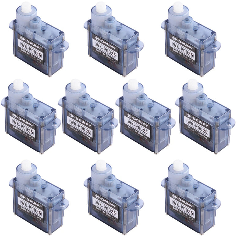 10pcs Kpower P0025 2.5G High Speed Coreless Micro Servo for RC Airplane Hobbies