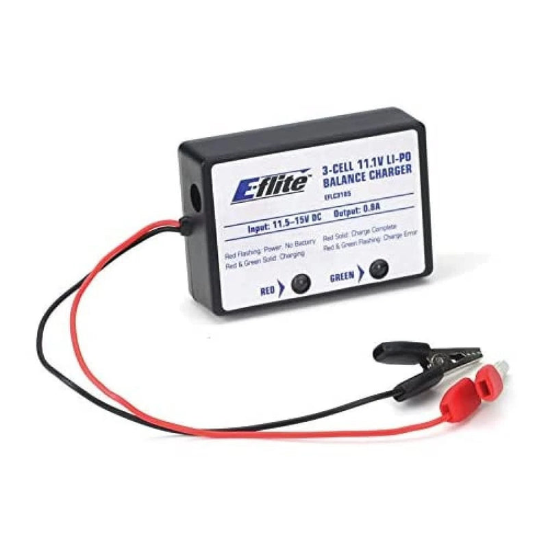 E-flite 3-Cell LiPo Balancing Charger 0.8A EFLC3105 Air Field Equip & Battery
