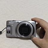 90%New Nikon COOLPIX S9500 Digital Camera w battery charger sd card