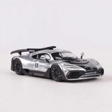 Collector's Edition 1:64 AMG ONE Silver Diecast - Detailed Alloy Model