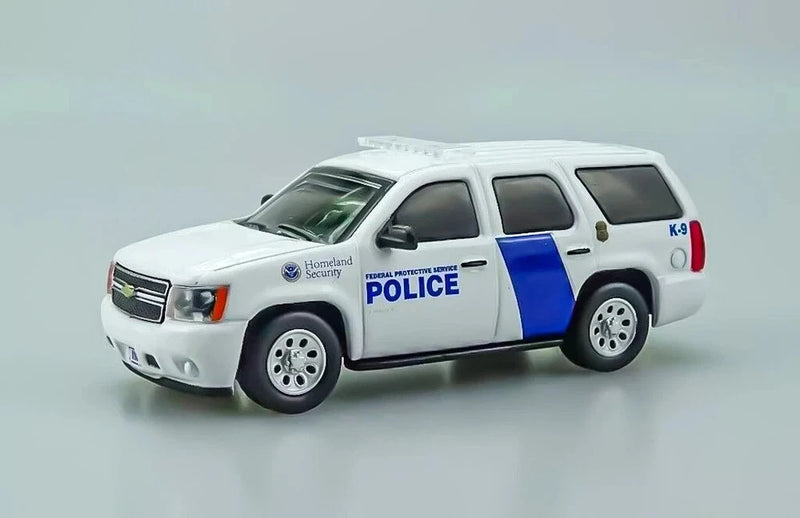 596 Model 1/64 Tahoe US FPS Police Homeland SUV Model Diecast Metal Car